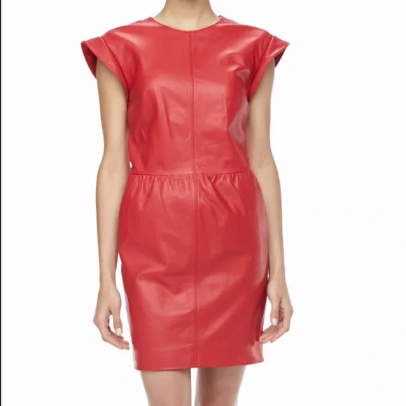 Rachel Zoe ‘Antonia’ Leather Dress - Picture 5 of 12